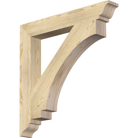 Ekena Millwork Imperial Traditional Rough Sawn Bracket, Douglas Fir, 4"W x 30"D x 30"H BKT04X30X30IMP01RDF